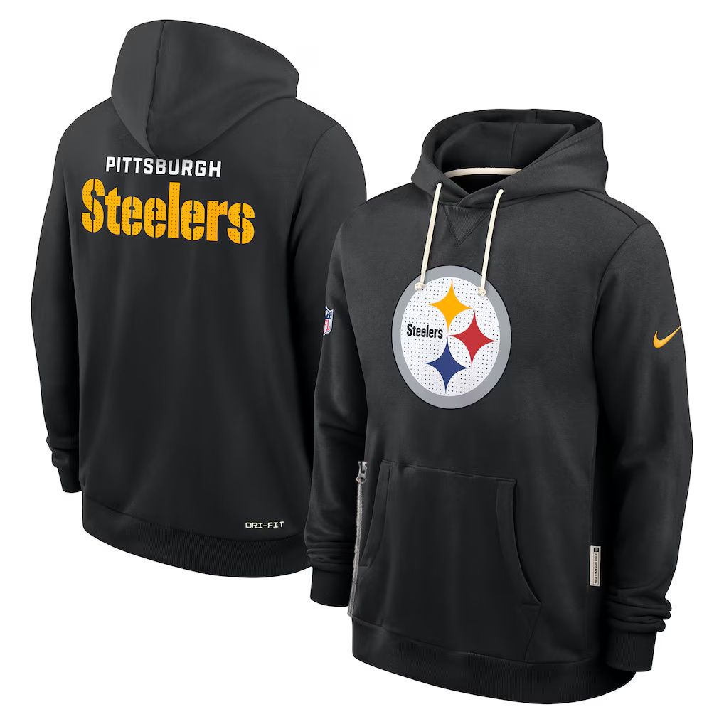 Men 2026 NFL Pittsburgh Steelers hoodie black 01